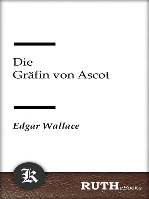 cover image of Die Gräfin von Ascot